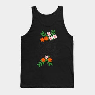 rose flowers and leaves Tank Top